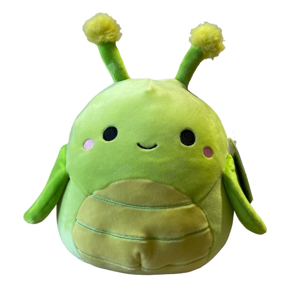 Squishmallow 8” Pilar Light Green Grasshopper, NWT